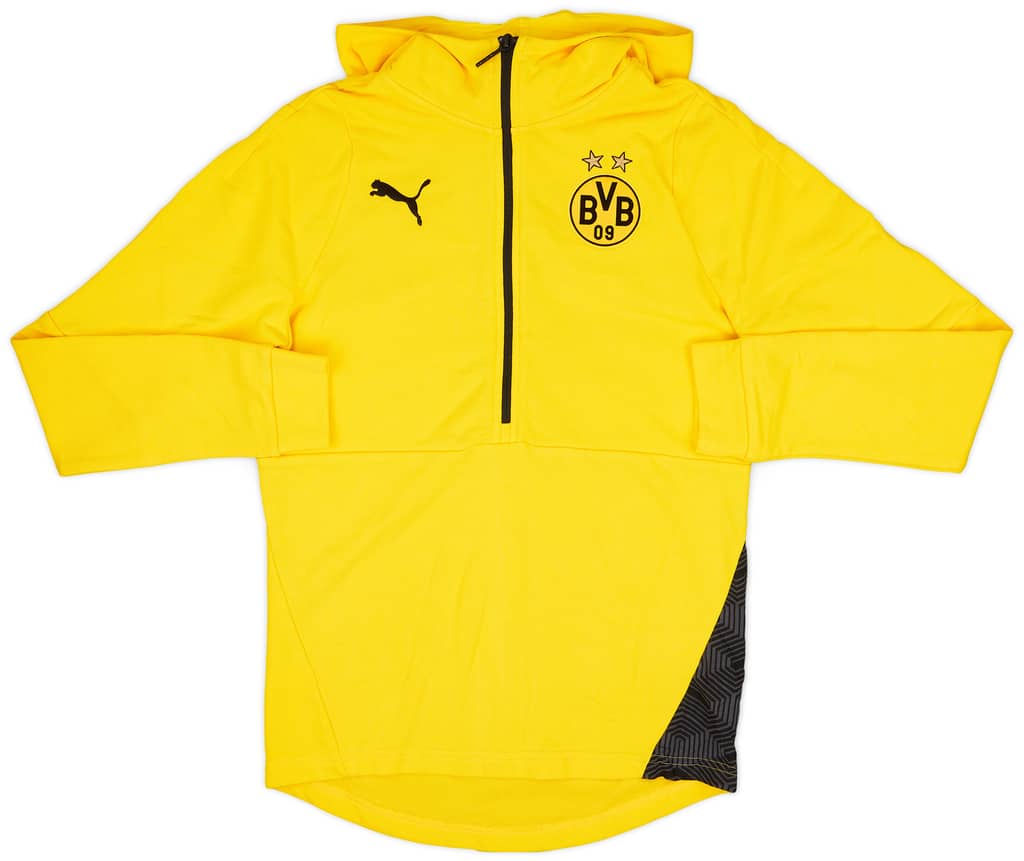 2020-21 Borussia Dortmund Puma Hooded Sweat Top - 6/10 - (M)