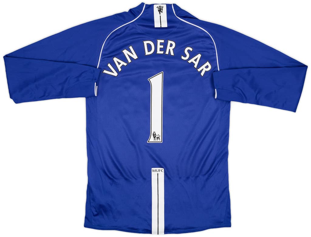 2007-08 Manchester United GK Shirt Van Der Sar #1 - 9/10 - (S)
