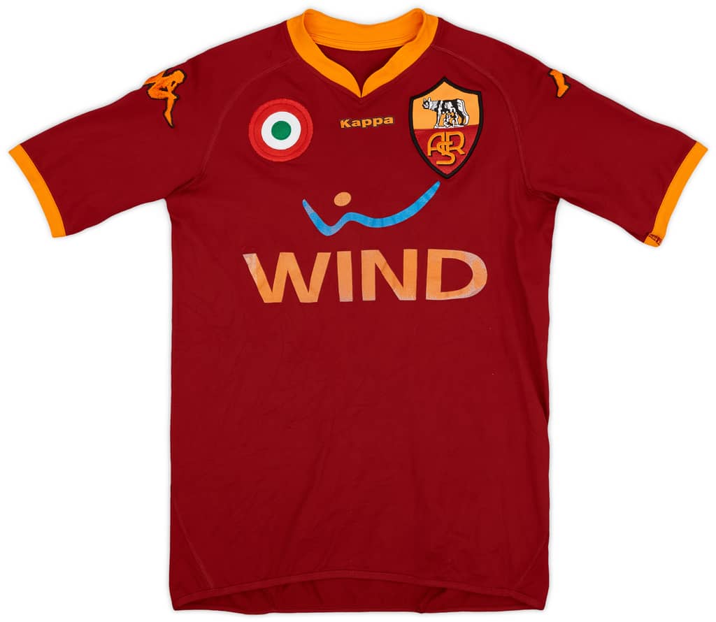 2007-08 Roma Home Shirt De Rossi #16 - 5/10 - (XS)