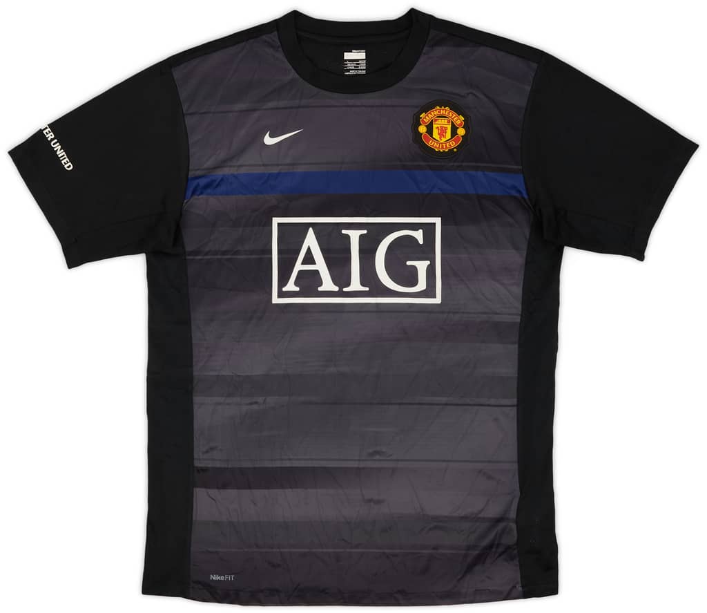 2009-10 Manchester United Nike Training Shirt - 7/10 - (L)