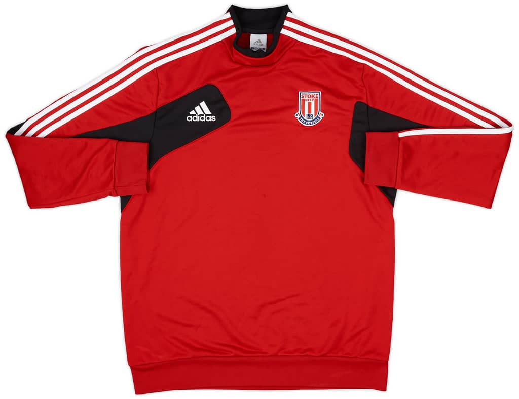2011-12 Stoke City adidas Sweat Top - 8/10 - (L)