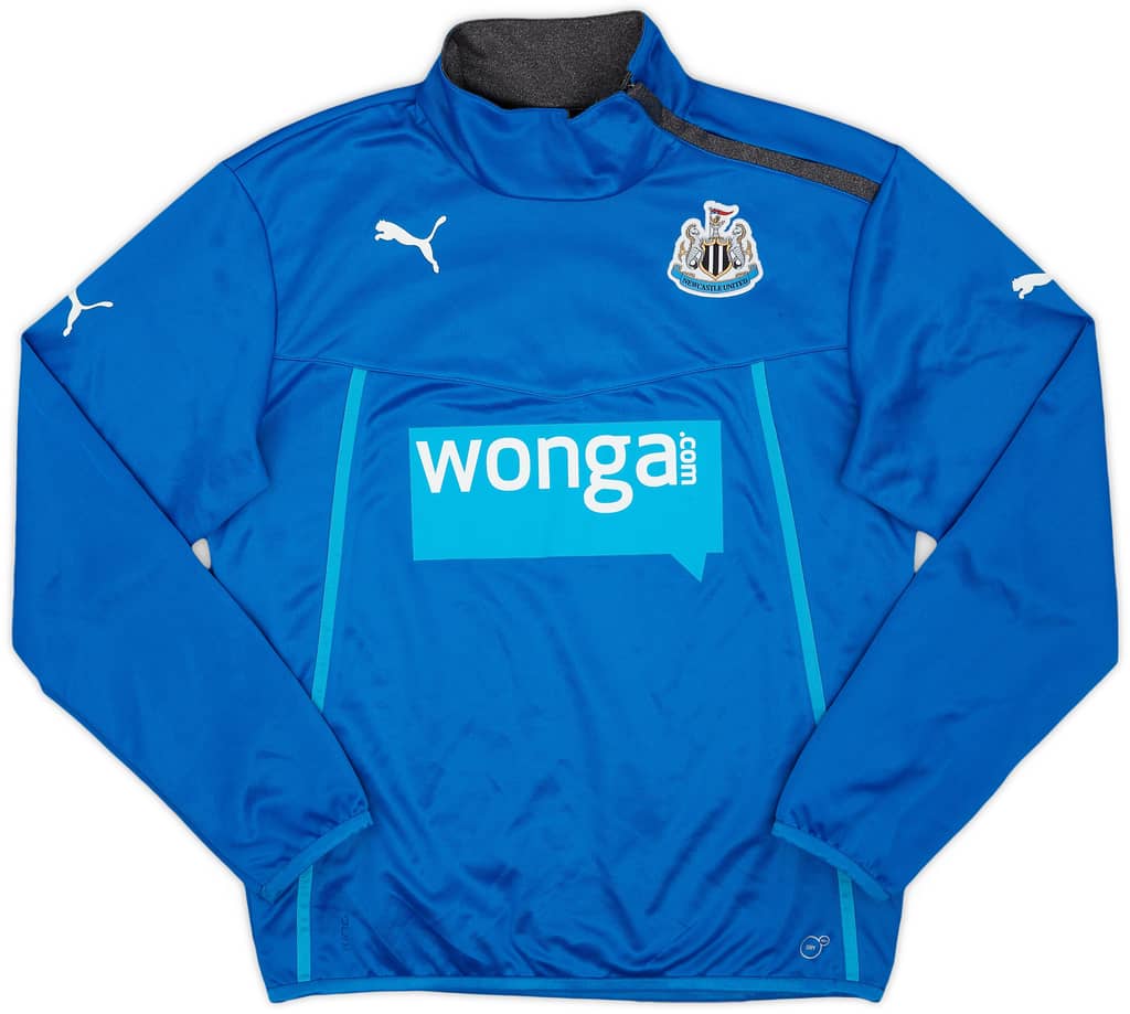 2013-14 Newcastle United Puma 1/4 Zip Fleece Top - 8/10 - (M)