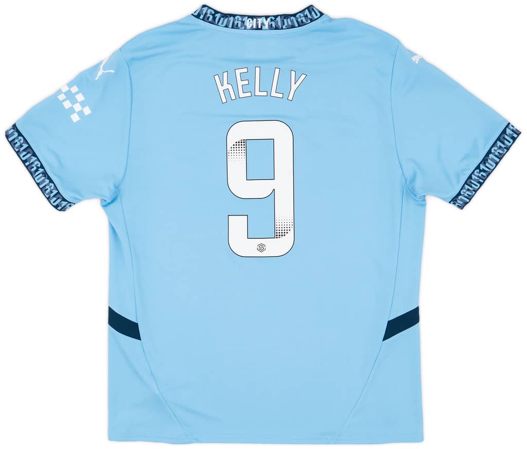 2024-25 Manchester City Women's Home Shirt Kelly #9 (Unisex Fit)