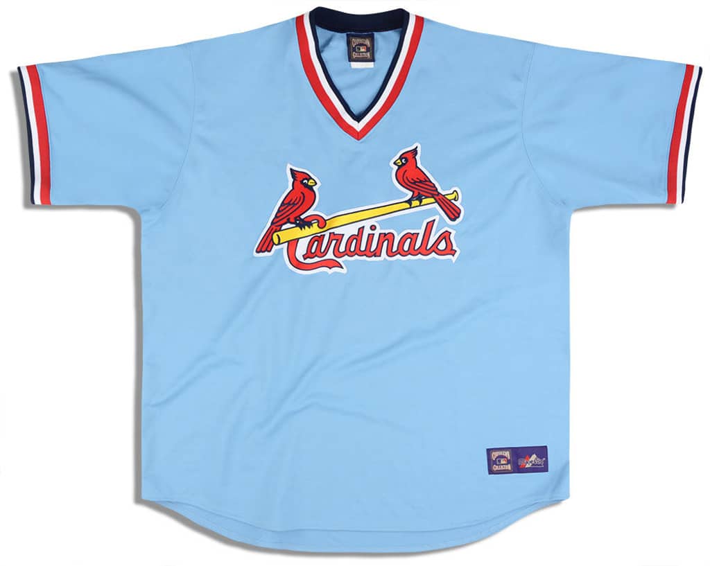 1976-84 St. Louis Cardinals Majestic Cooperstown Collection Jersey (Away) 3XL