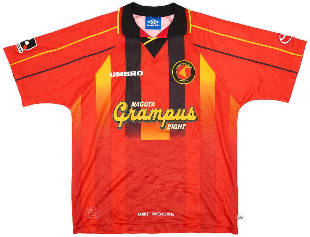 1996-98 Nagoya Grampus Eight Home Shirt - 8/10 - (L)