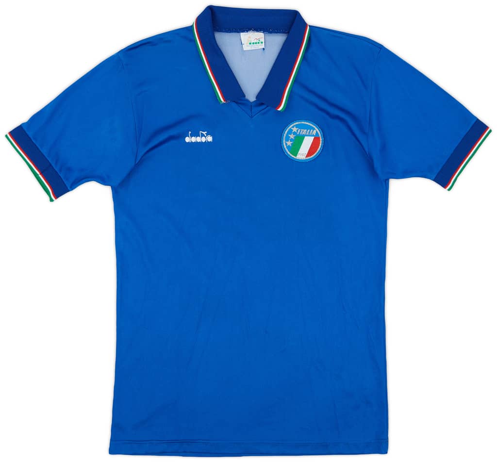 1986-90 Italy Home Shirt #4 - 8/10 - (M)