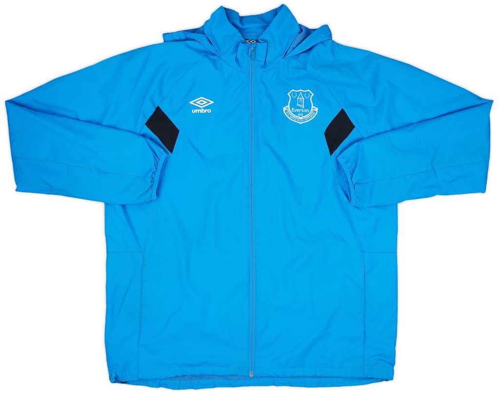 2016-17 Everton Umbro Hooded Rain Jacket - 9/10 - (XXL)