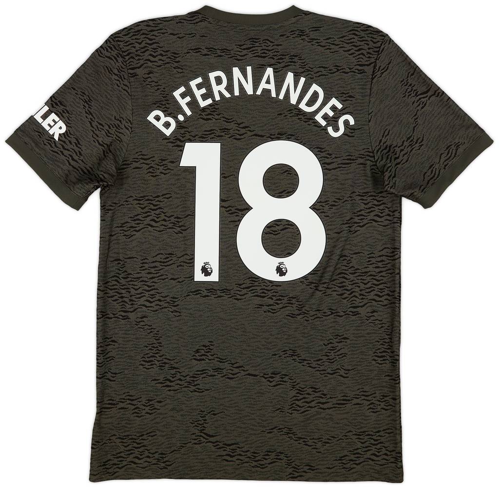2020-21 Manchester United Away Shirt B.Fernandes #18 - 10/10 - (M)