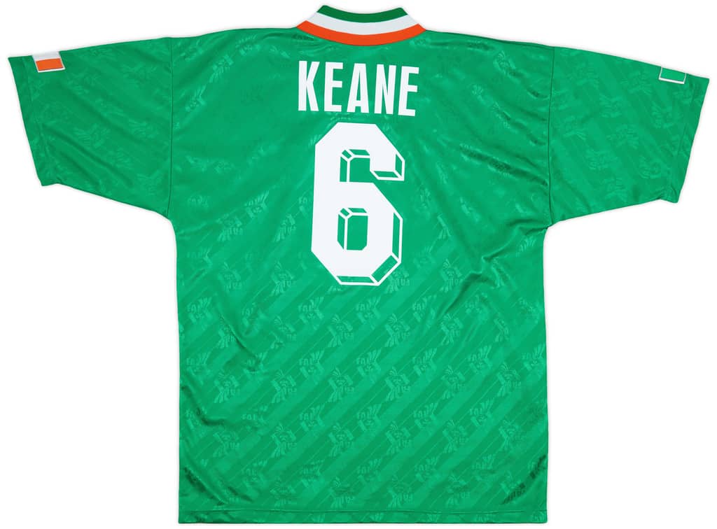 1994 Ireland Home Shirt Keane #6 - 8/10 - (M/L)