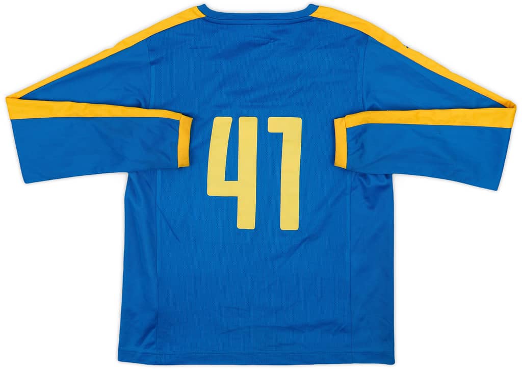 2010s Warrington Town Youth Home L/S Shirt #41 - 9/10 - (M.Boys)