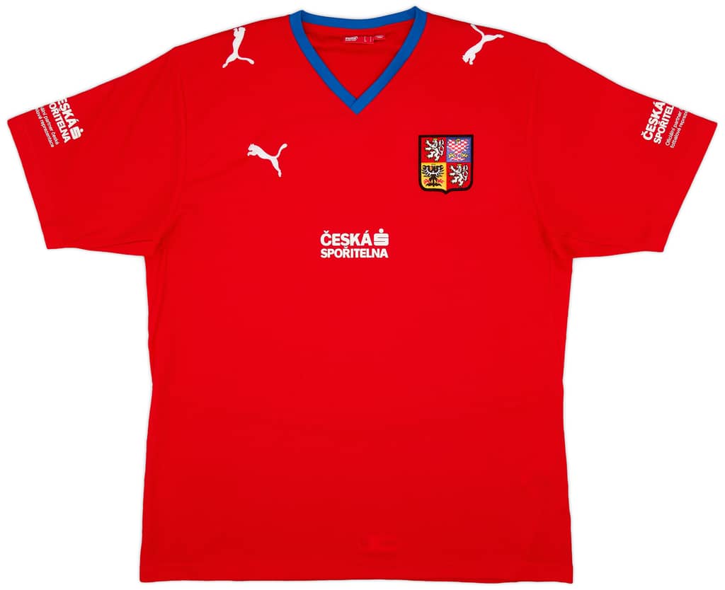 2008-09 Czech Republic Basic Home Shirt - 9/10 - (L)