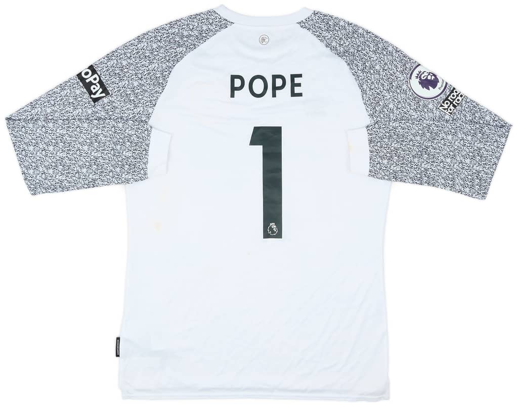 2021-22 Burnley Match Worn GK Shirt Pope #1
