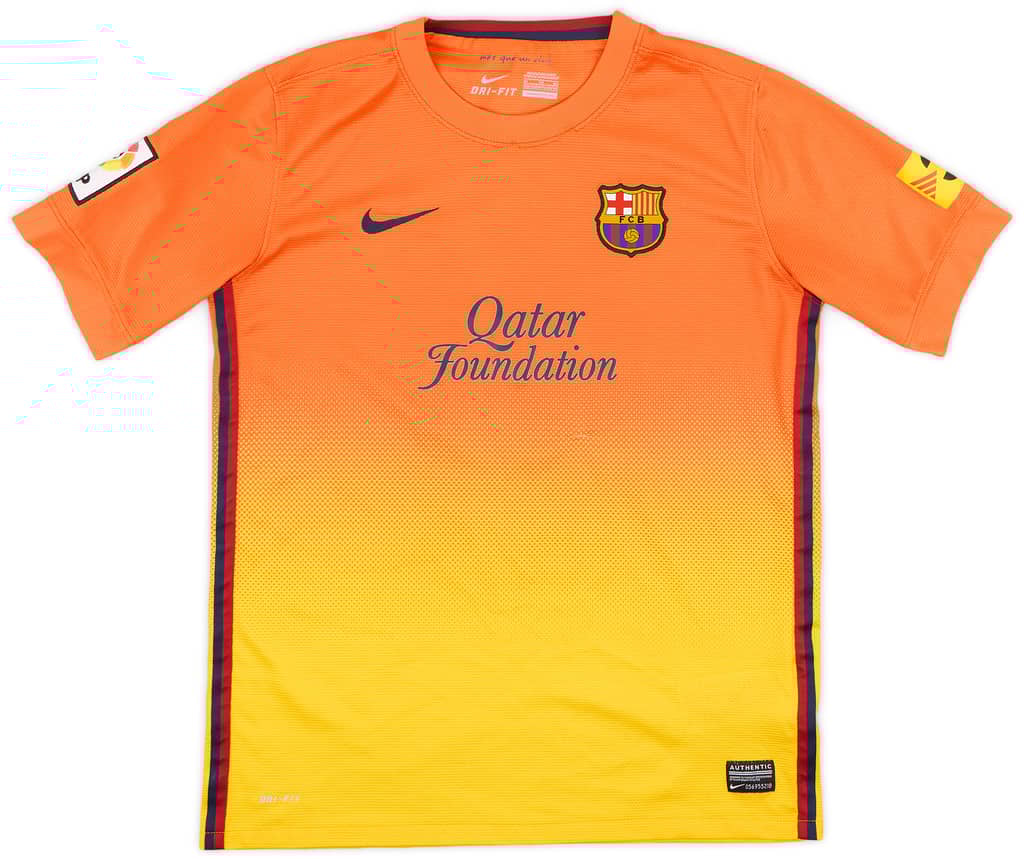 2012-13 Barcelona Away Shirt - 9/10 - (XL.Boys)