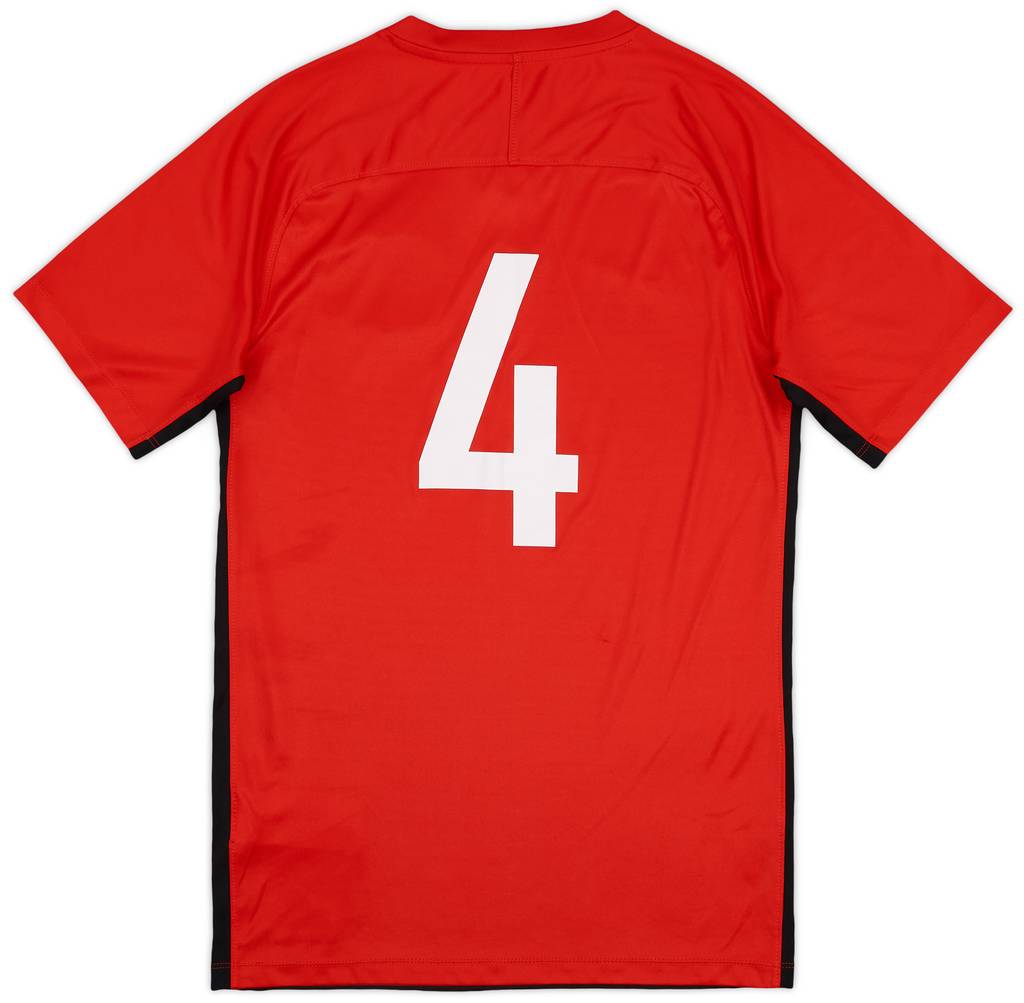 2017-18 Sale United Home Shirt #4 - 9/10 - (S)