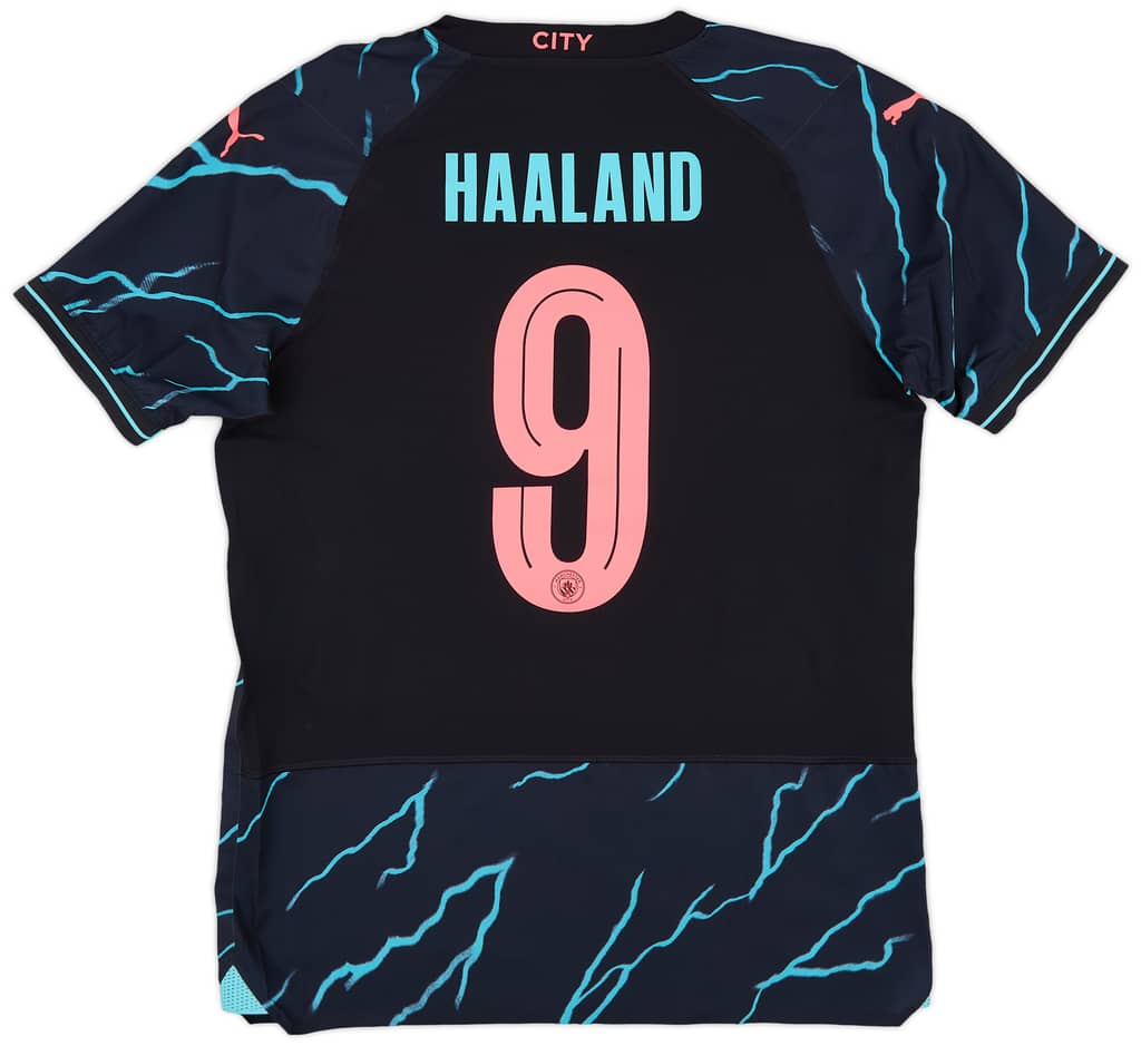 2023-24 Manchester City Authentic Third Shirt Haaland #9 (M)
