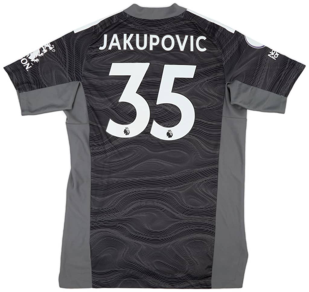 2021-22 Leicester Match Issue GK Shirt Jakupovic #35