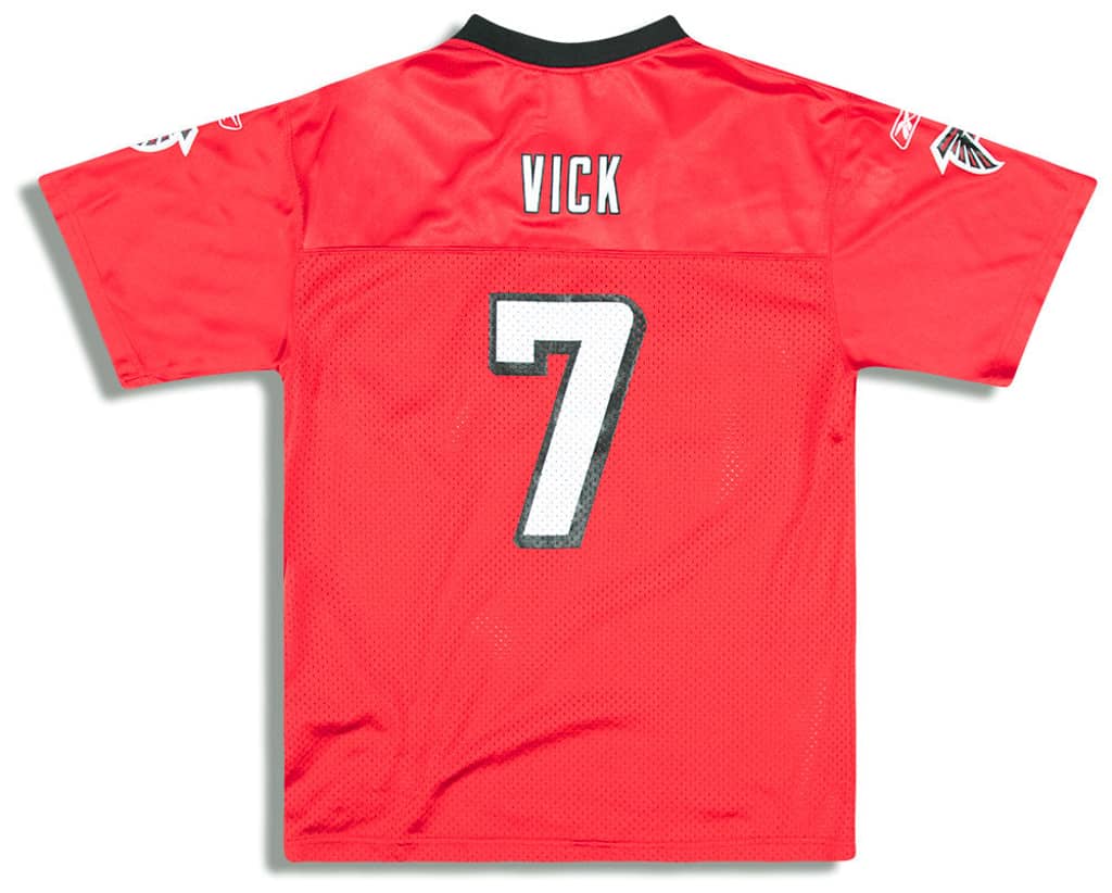 2005-06 Atlanta Falcons Vick #7 Reebok Replica Jersey (Home) Y