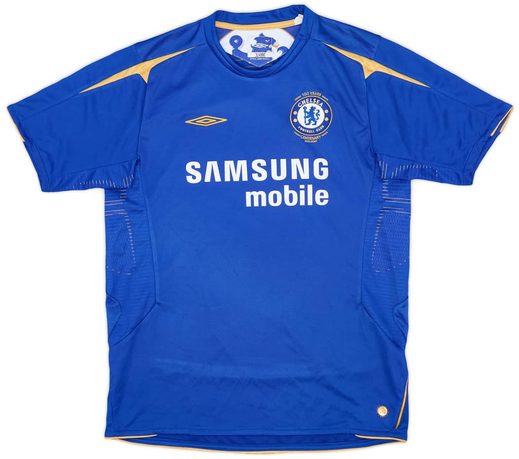 2005-06 Chelsea Centenary Home Shirt - 9/10 - (XL.Boys)