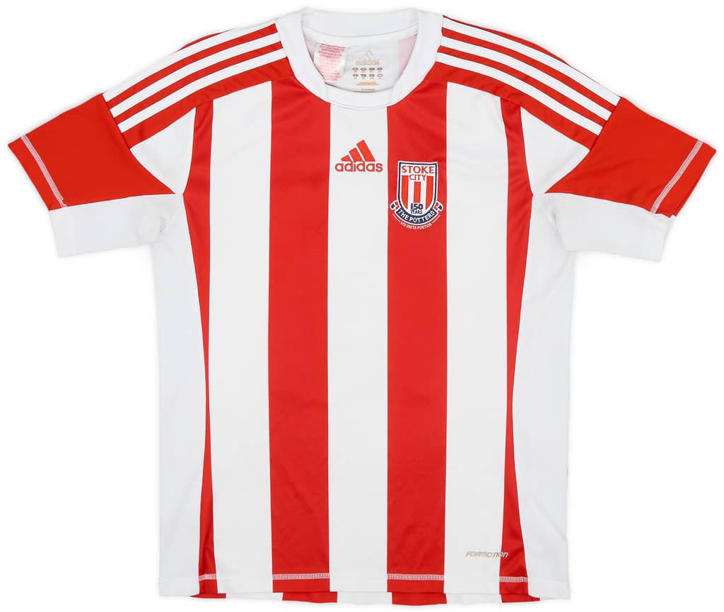 2012-13 Stoke '150 Years' Home Shirt Crouch #25 - 7/10 - (XS)