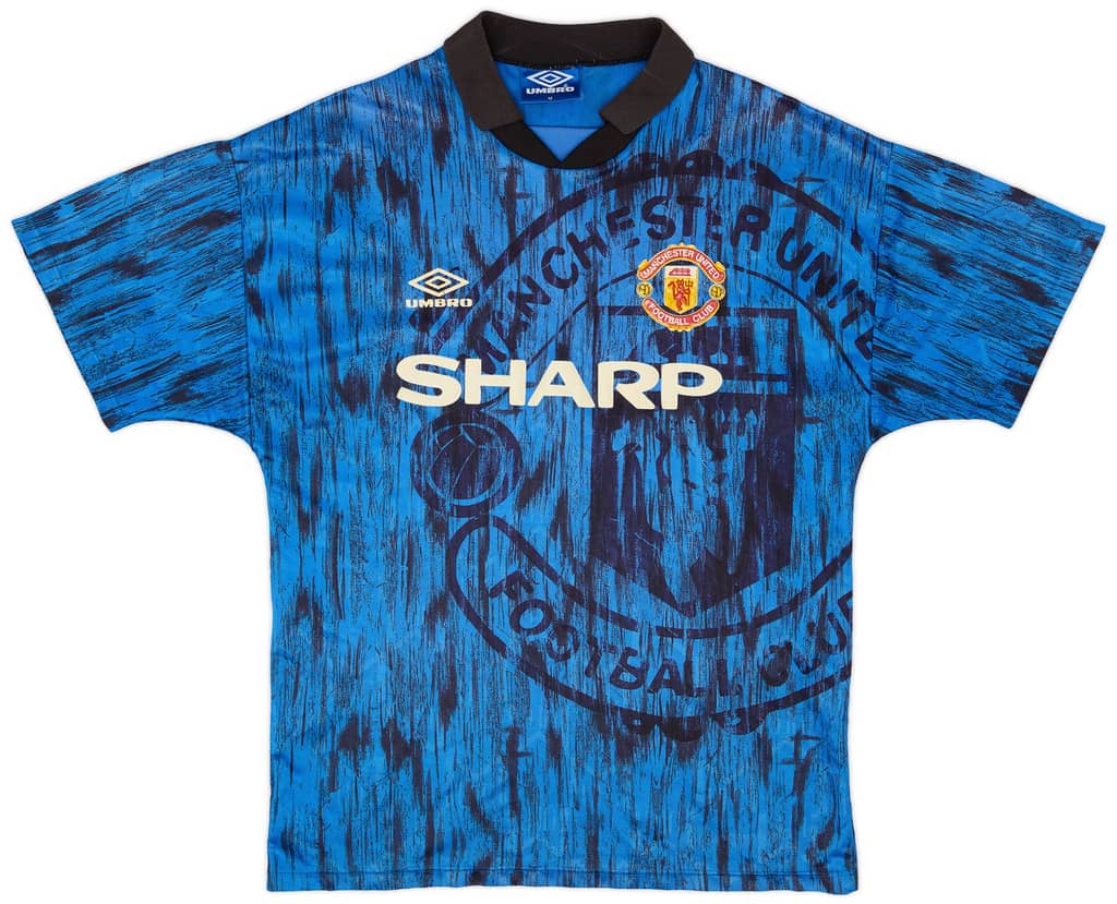 1992-93 Manchester United Away Shirt - 7/10 - (M)