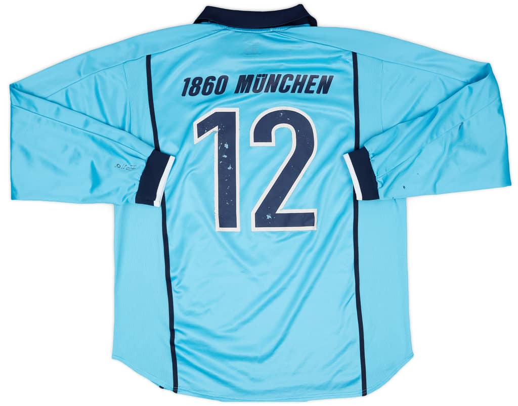 1999-01 1860 Munich II Match Issue Home L/S Shirt #12