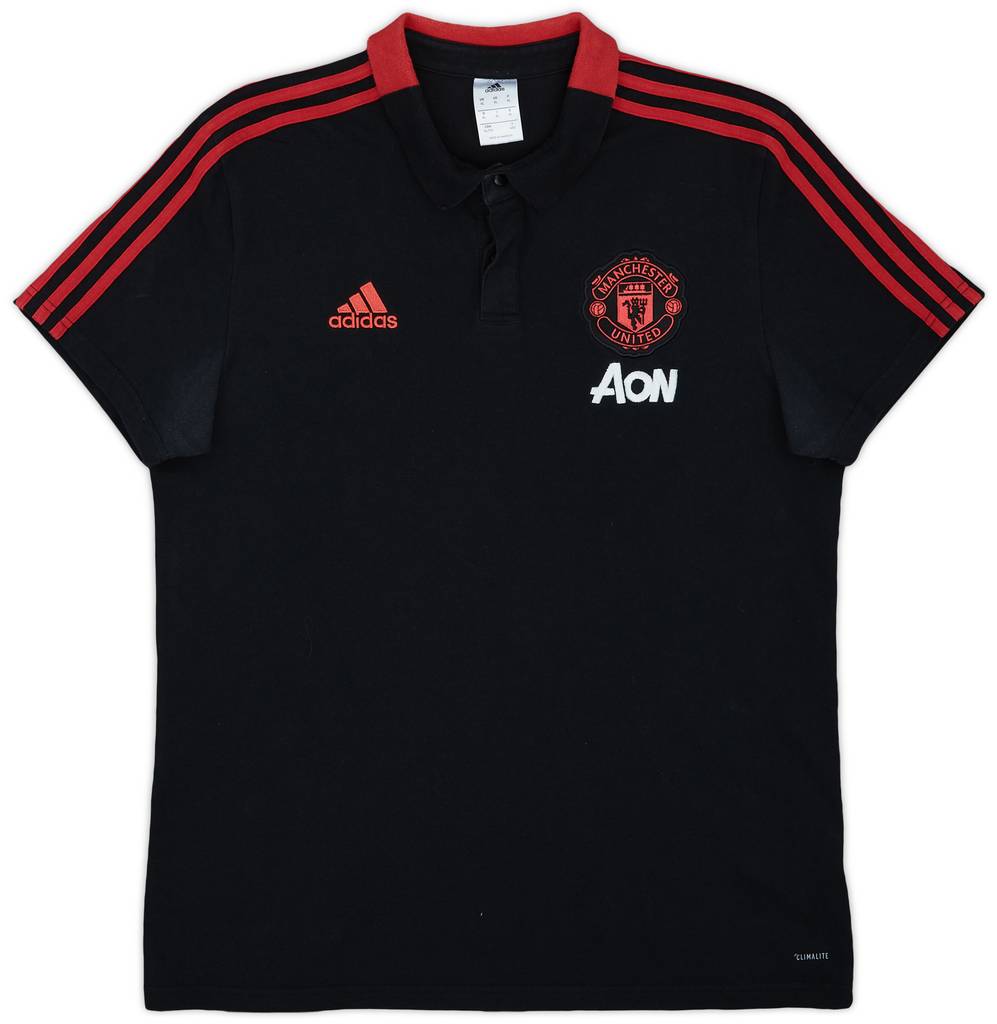 2018-19 Manchester United adidas Polo Shirt - 8/10 - (XL)