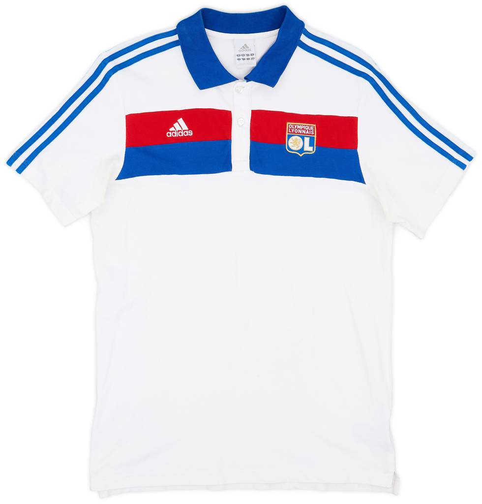 2011-12 Lyon adidas Polo Shirt - 8/10 - (M)
