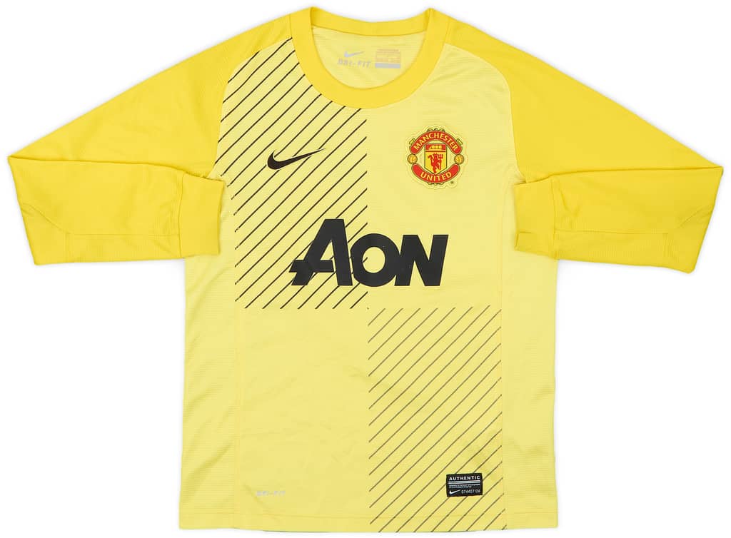 2013-14 Manchester United GK Shirt - 9/10 - (S.Boys)