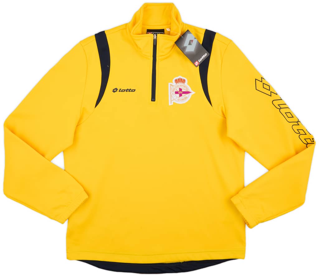 2014-15 Deportivo de La Coruna Lotto 1/4 Zip Training Top (S)