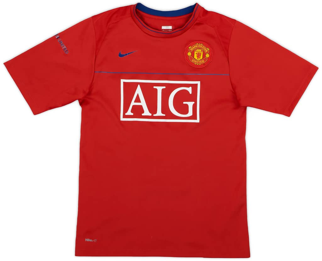 2008-09 Manchester United Nike Training Shirt - 8/10 - (S)