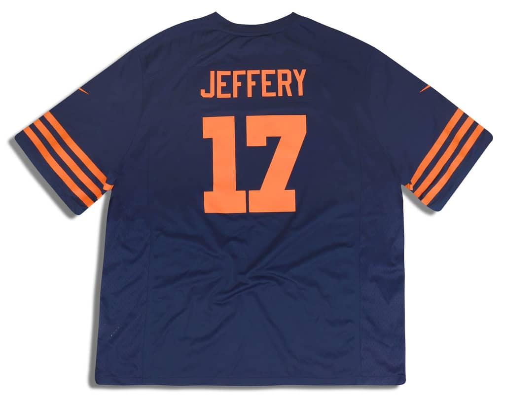 2012-16 Chicago Bears Jeffery #17 Nike Throwback Game Jersey (Alternate) 3XL