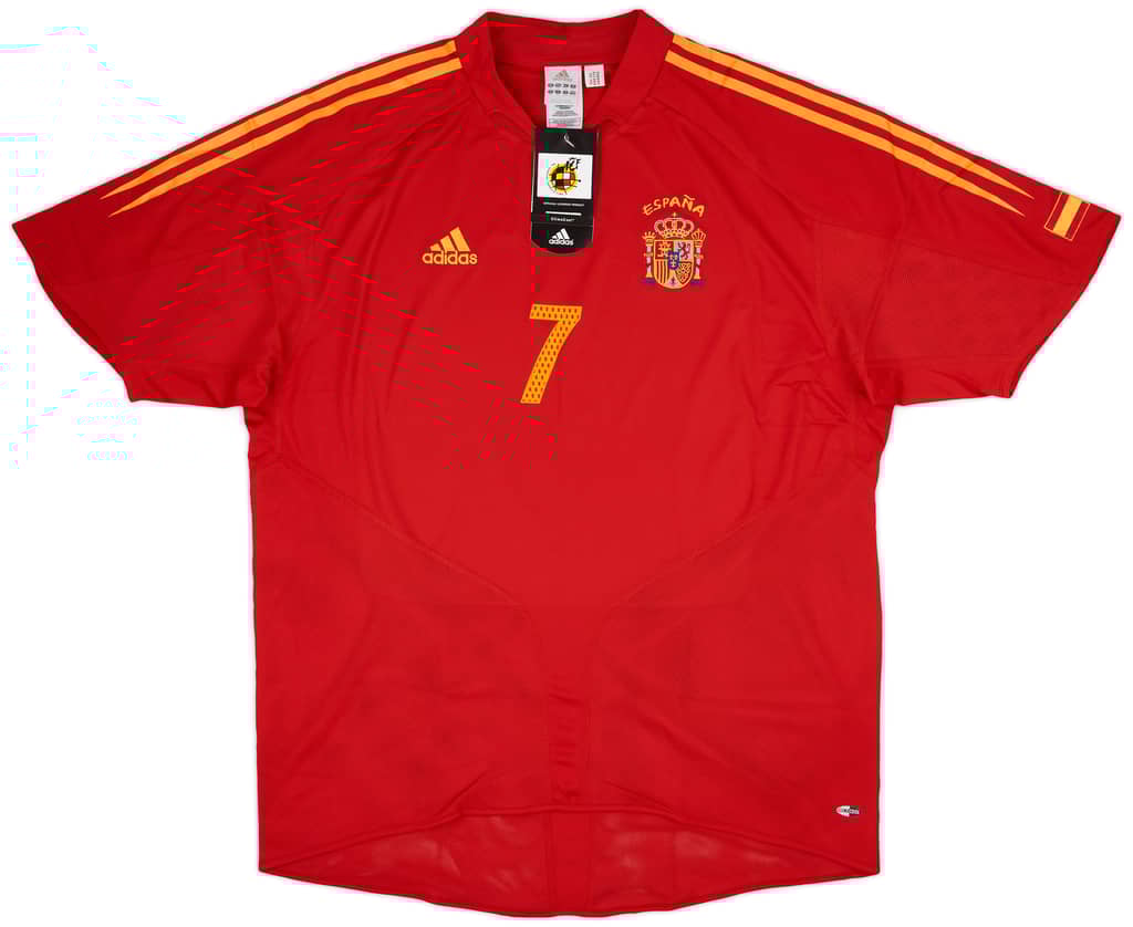 2004-06 Spain Home Shirt Raul #7 (XL)