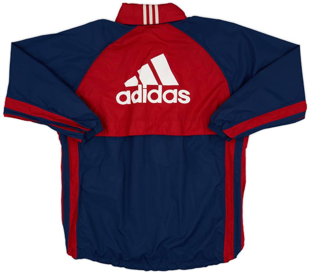 1998-00 Bayern Munich adidas Hooded Rain Jacket - 8/10 - (L)