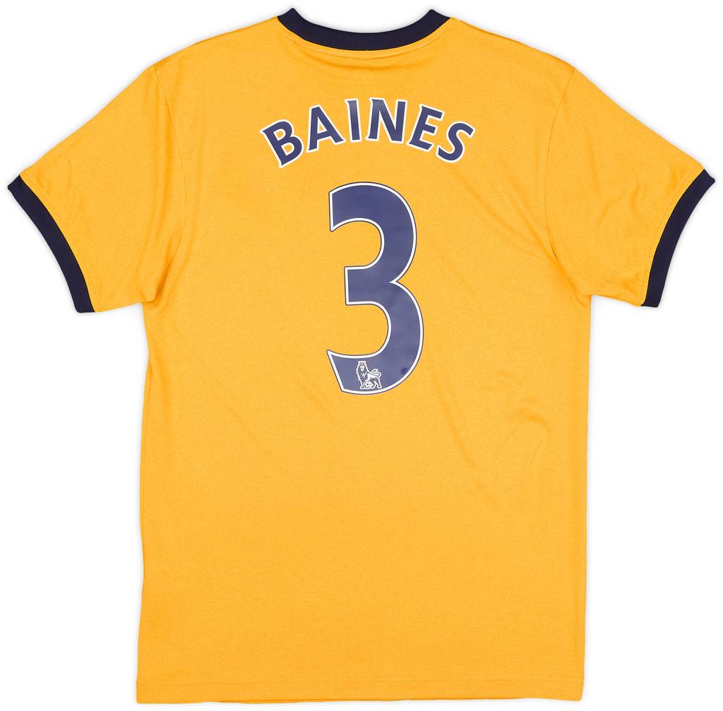 2011-12 Everton Away Shirt Baines #3 - 9/10 - (S)