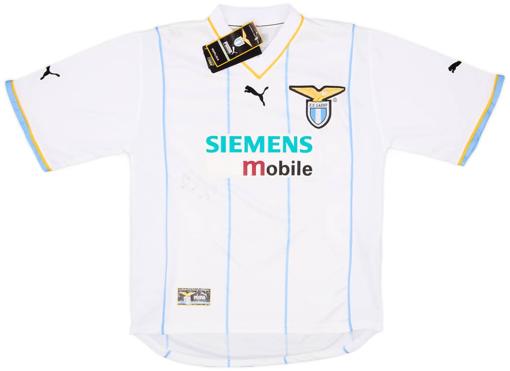 2001-02 Lazio European Home Shirt Crespo #10 (S)