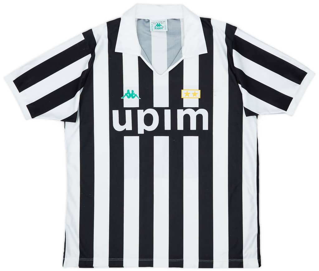 1991-92 Juventus Basic Home Shirt - 6/10 - (L)