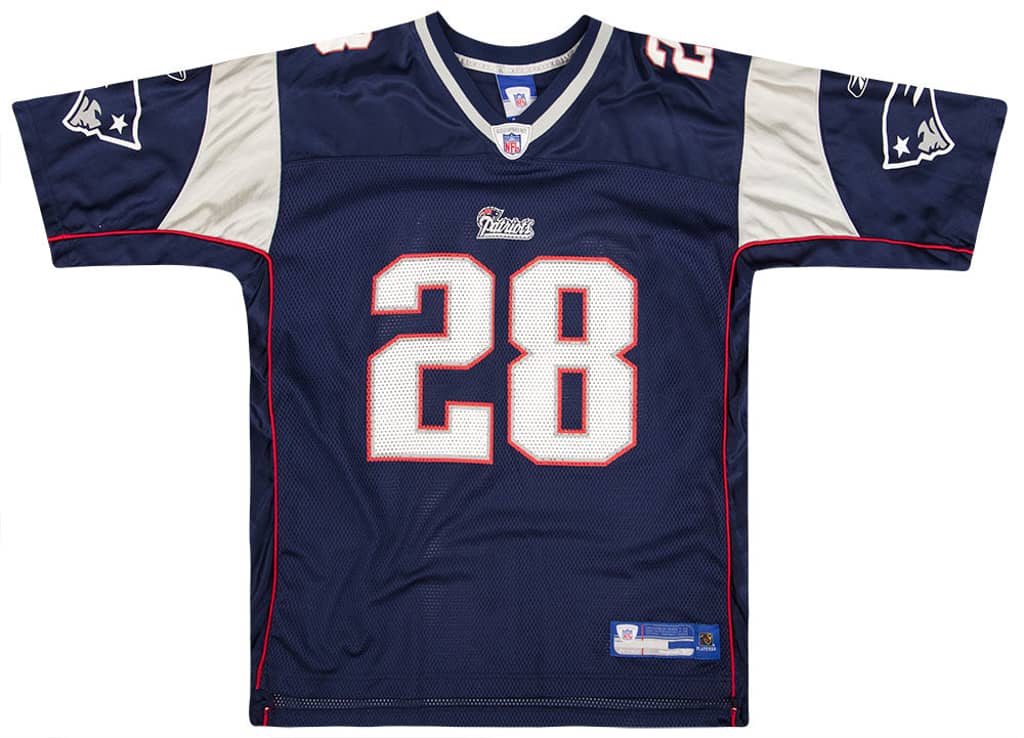 2005-06 New England Patriots Dillon #28 Reebok On Field Jersey (Home) XL