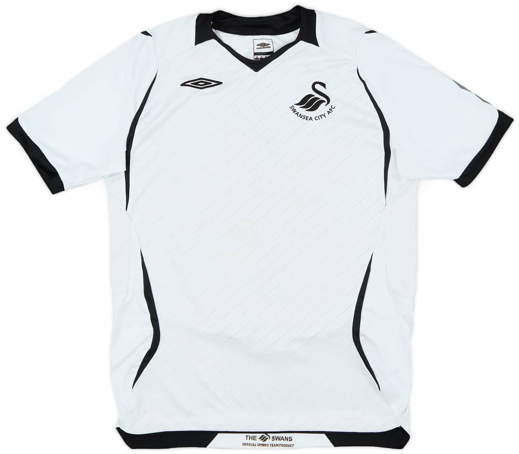 2008-09 Swansea Home Shirt - 4/10 - (L.Boys)