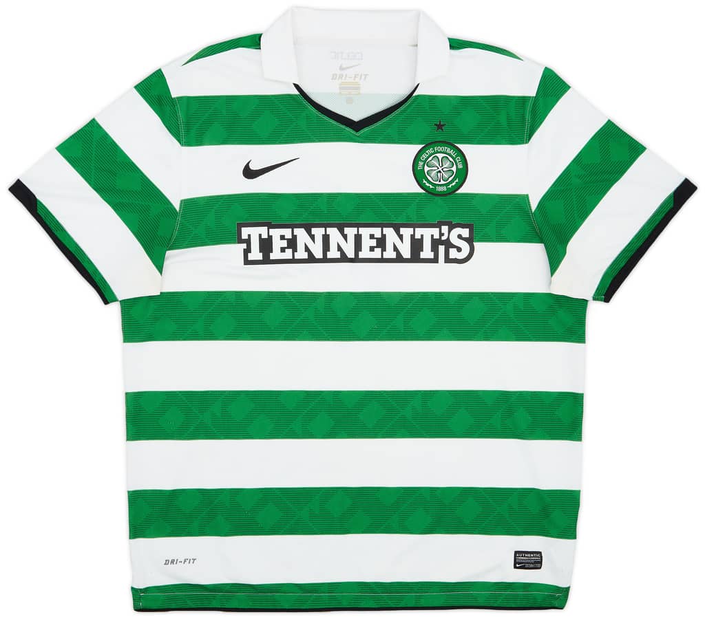 2010-12 Celtic Home Shirt - 8/10 - (XL)