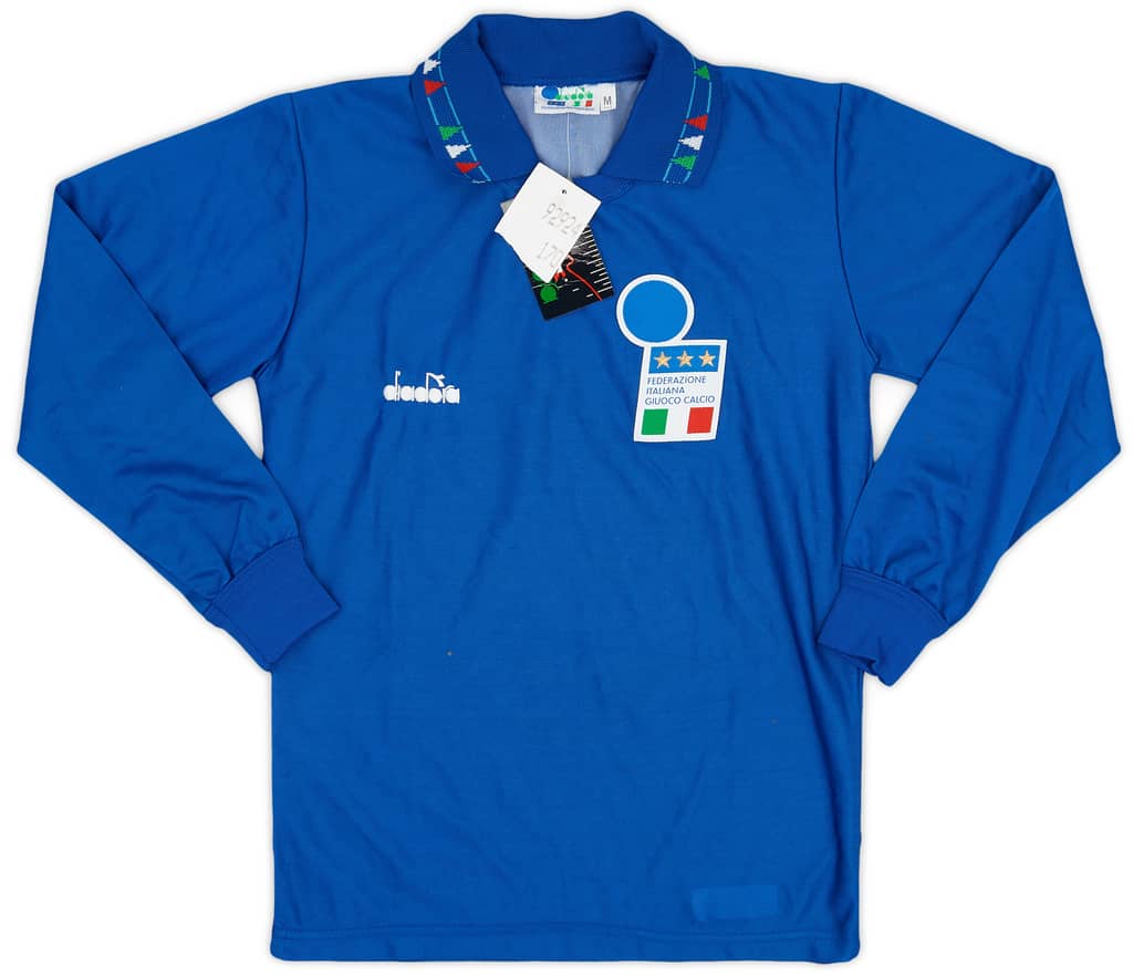 1992-93 Italy Home L/S Shirt (M.Boys)