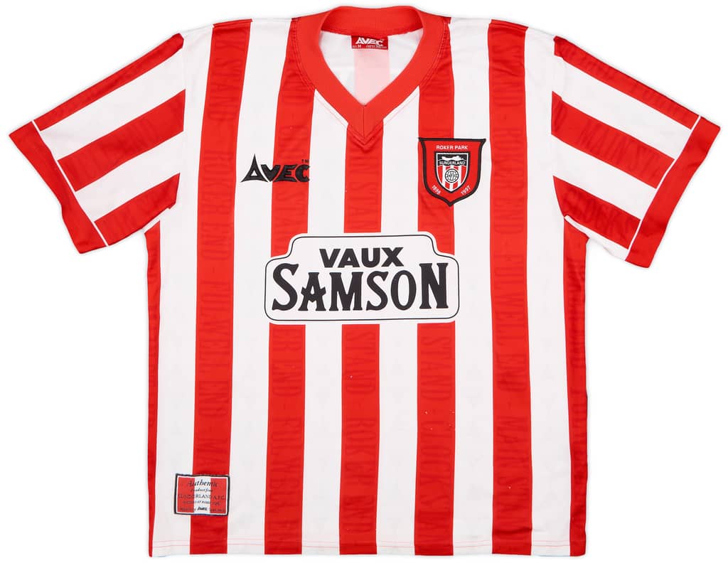 1996-97 Sunderland Home Shirt Quinn #17 - 6/10 - (S)