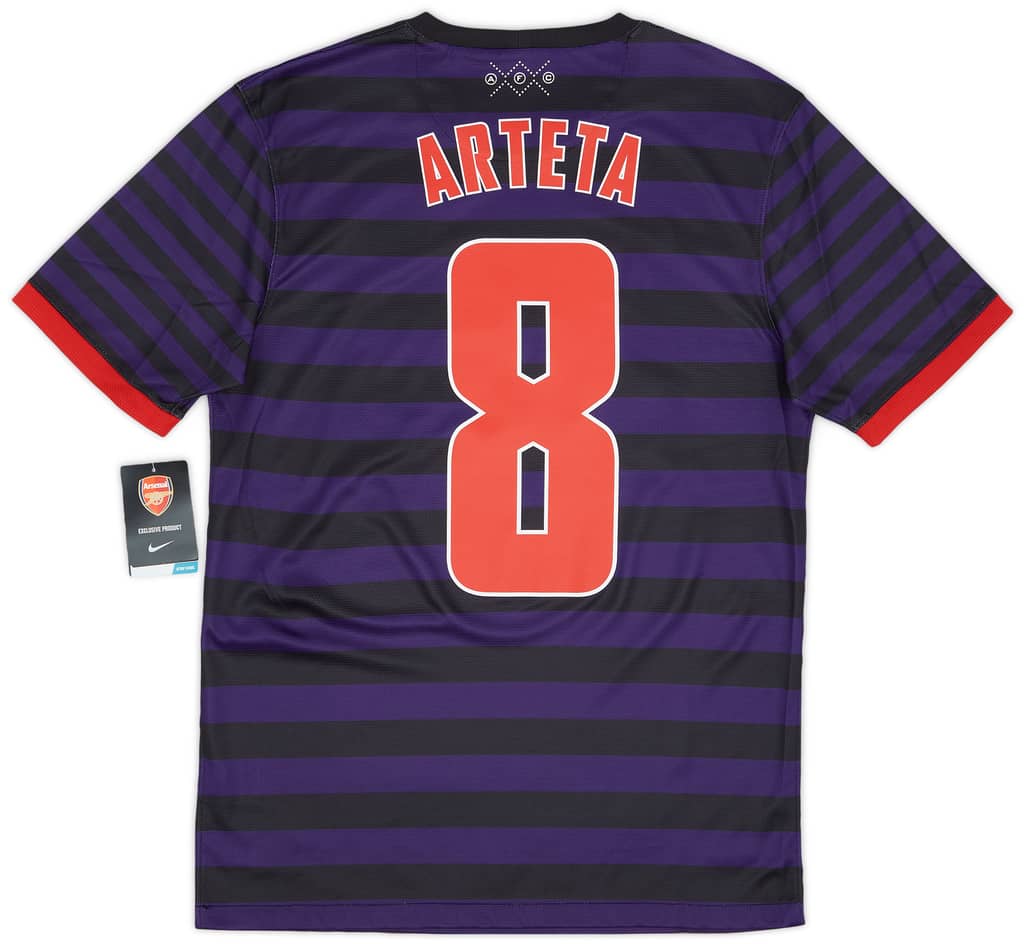 2012-13 Arsenal Away Shirt Arteta #8 (S)