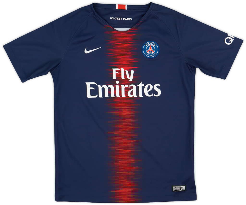2018-19 Paris Saint-Germain Home Shirt - 9/10 - (XL.Boys)