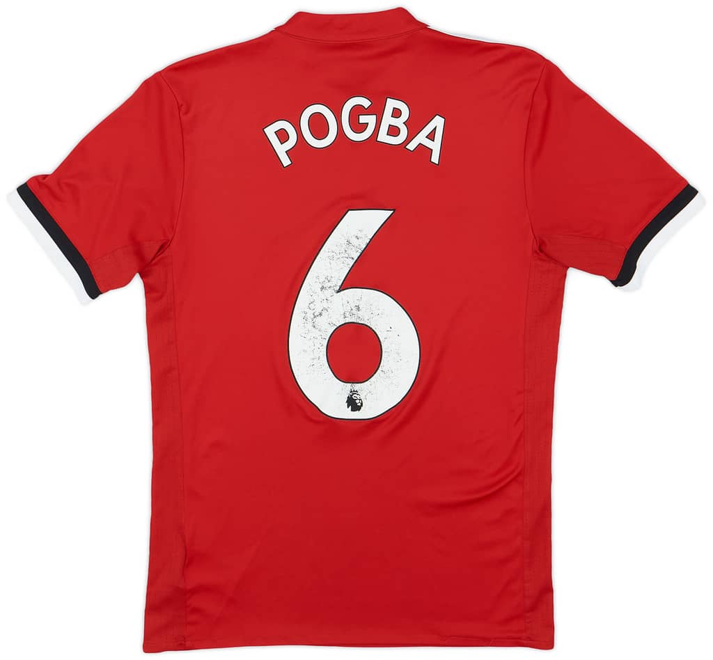 2017-18 Manchester United Home Shirt Pogba #6 - 5/10 - (XS)
