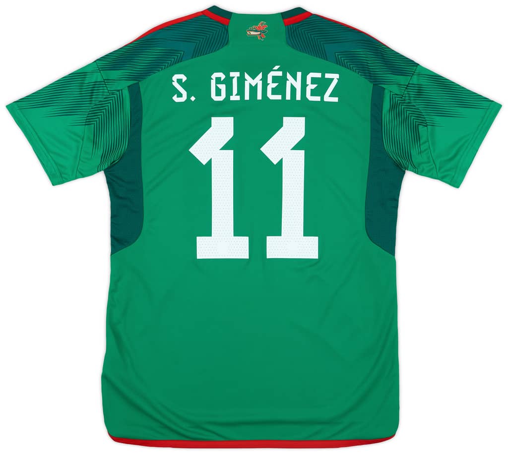 2022-23 Mexico Home Shirt S.Gimenez #11 - As New
