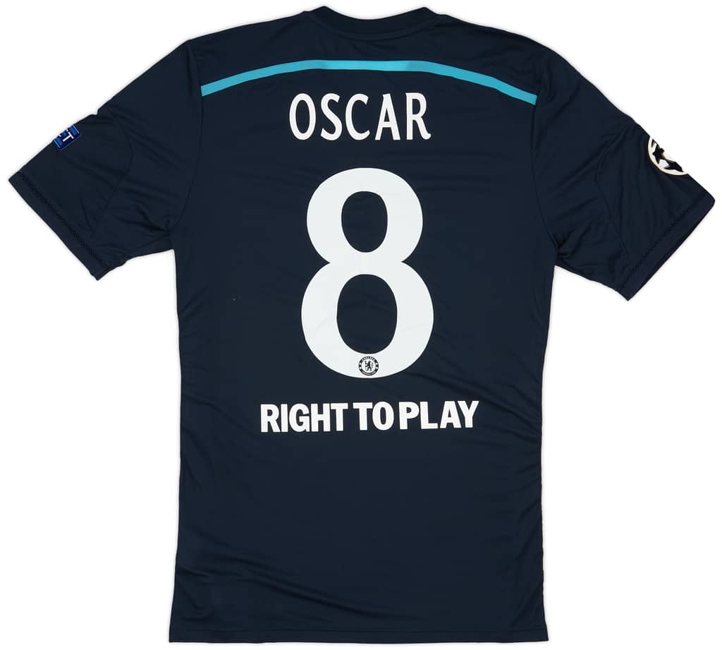 2014-15 Chelsea Player Issue Champions League Third Shirt Oscar #8 - 8/10 - (M)