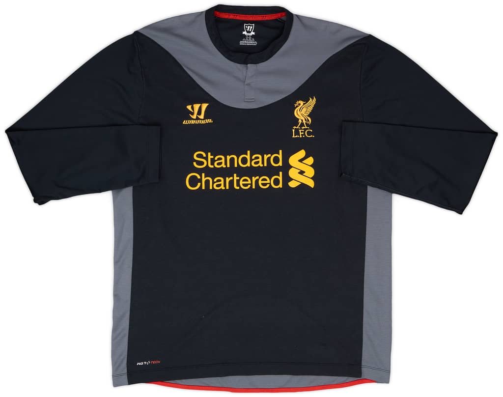 2012-13 Liverpool Away L/S Shirt Gerrard #8 - 7/10 - (L)