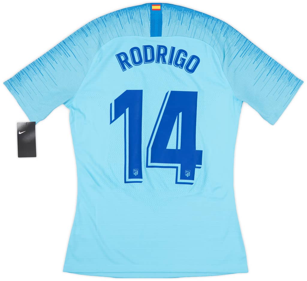 2018-19 Atletico Madrid Player Issue Away Shirt Rodrigo #14 (M)