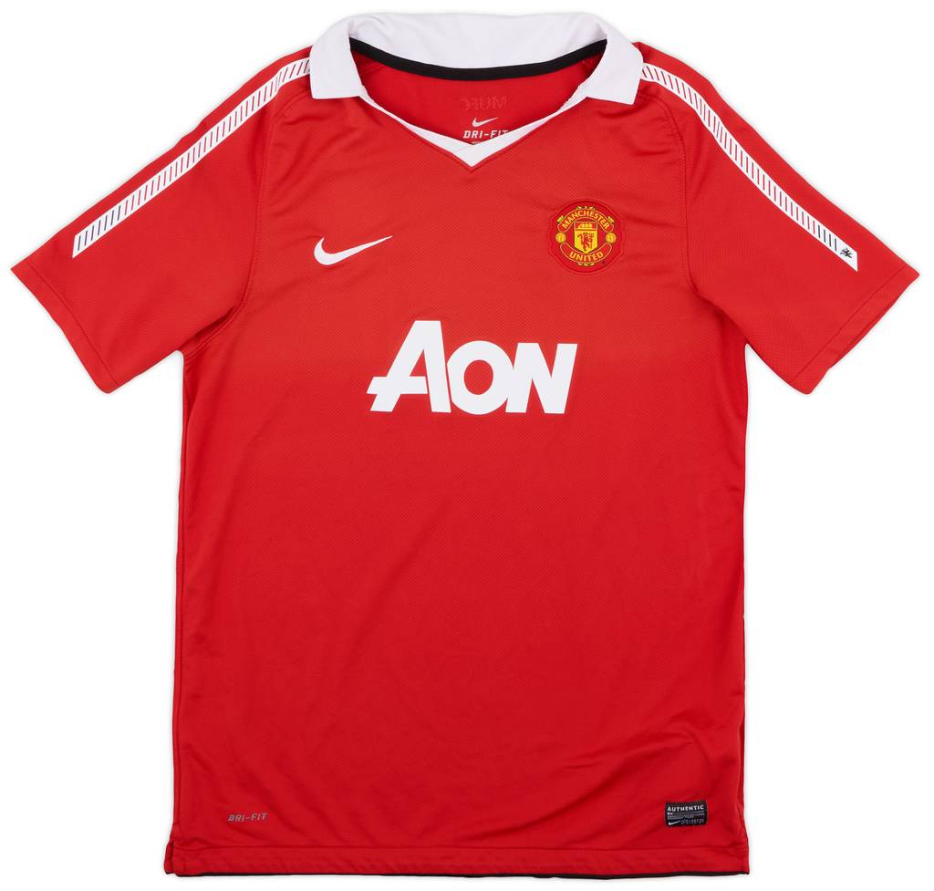 2010-11 Manchester United Home Shirt - 9/10 - (XL.Boys)