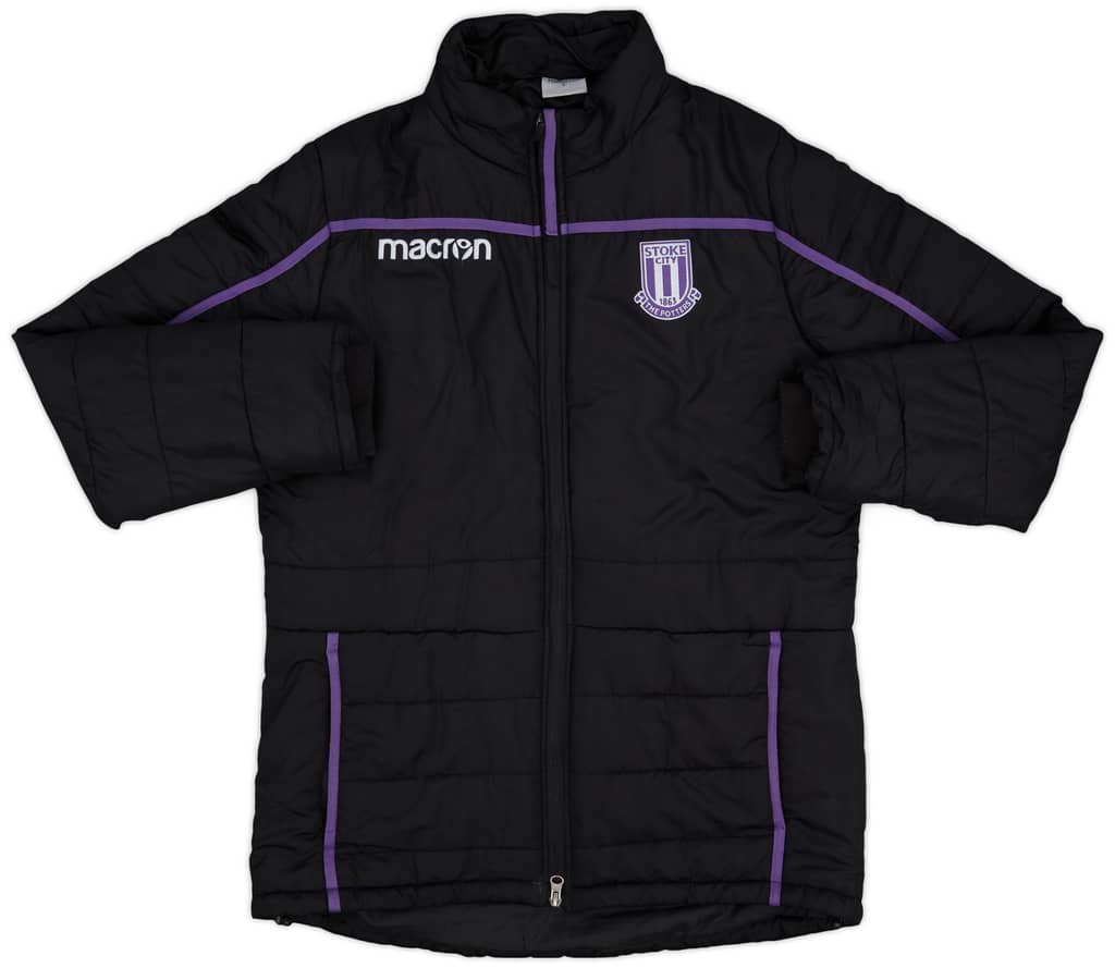 2019-20 Stoke Macron Padded Bench Coat - 6/10 - (S)